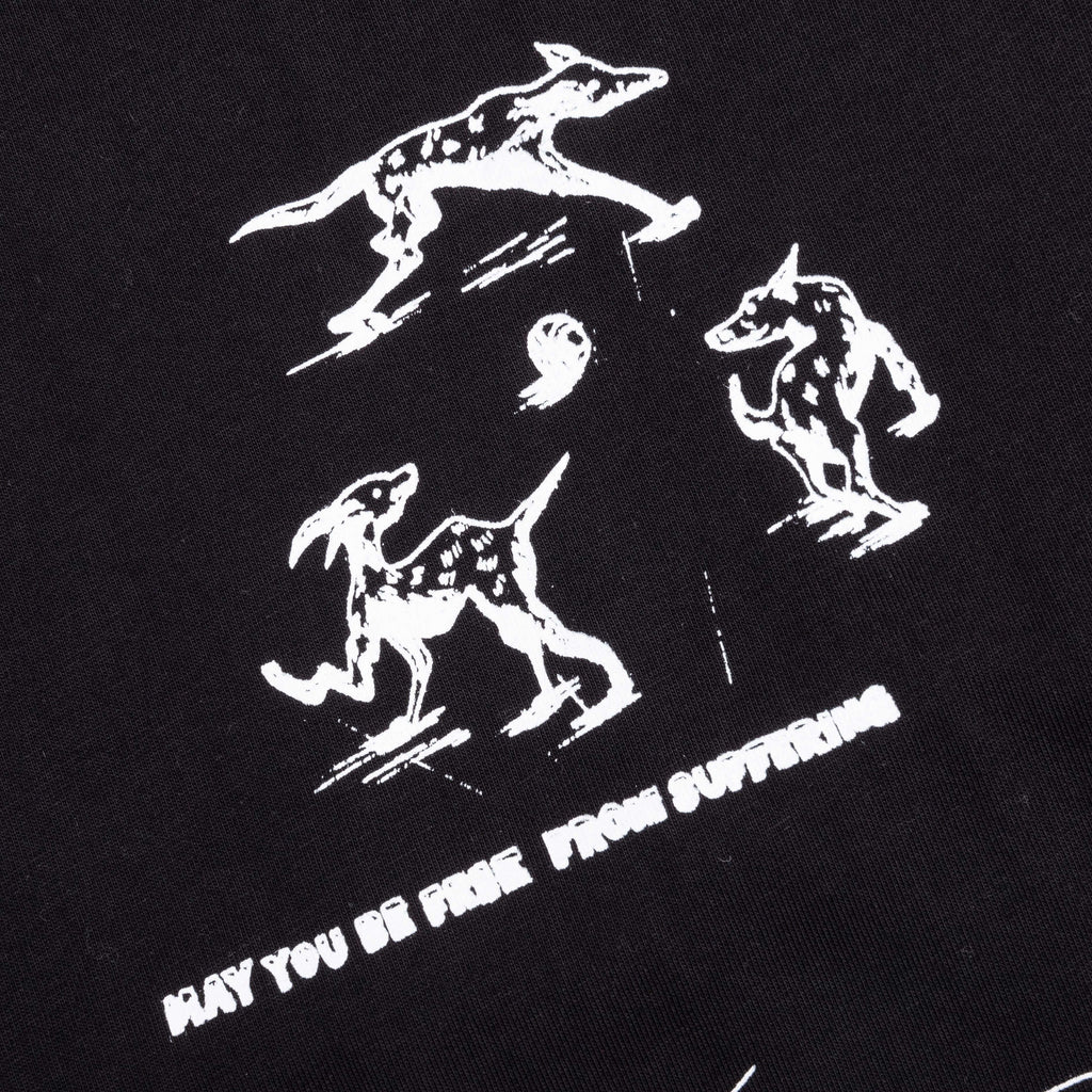 Test Print Tee Black