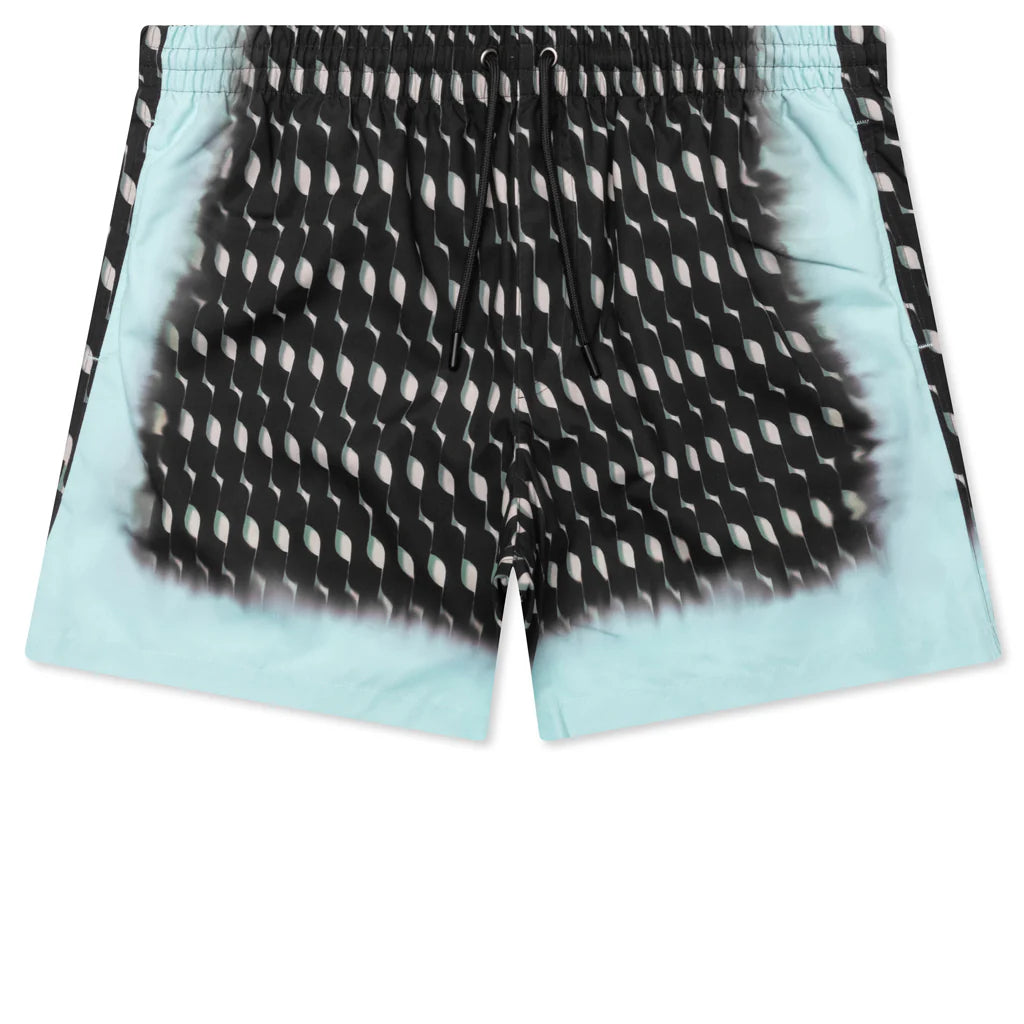 Printed Swim Shorts Brown
