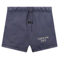 Kids Heavy Fleece Soccer Short Marine