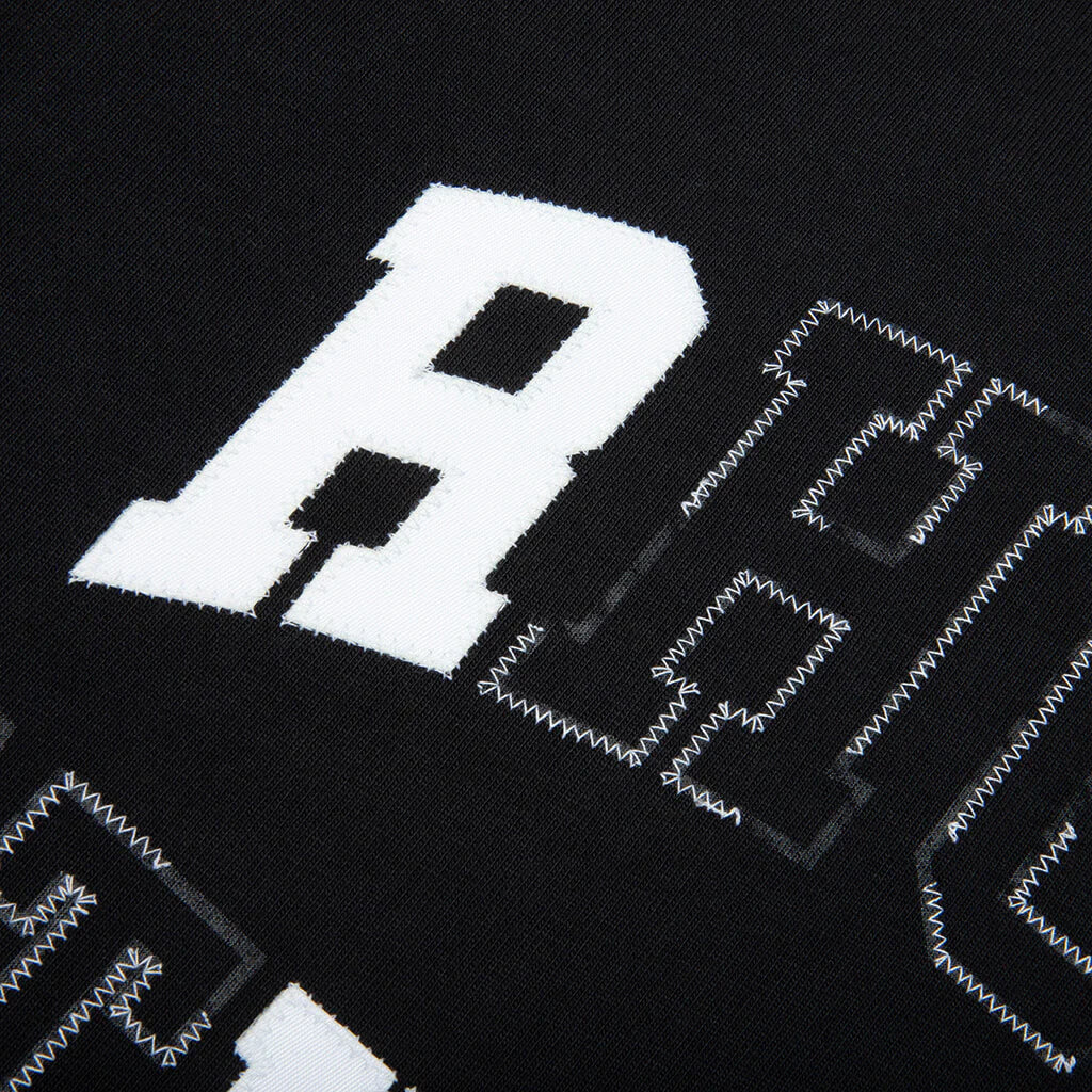 Rhude Athletic Tee Vintage Black White