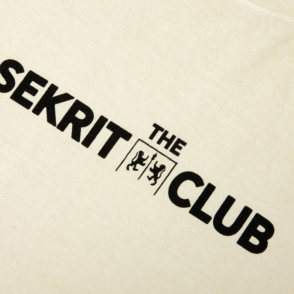 SEKRIT Club T Shirt Dirty White