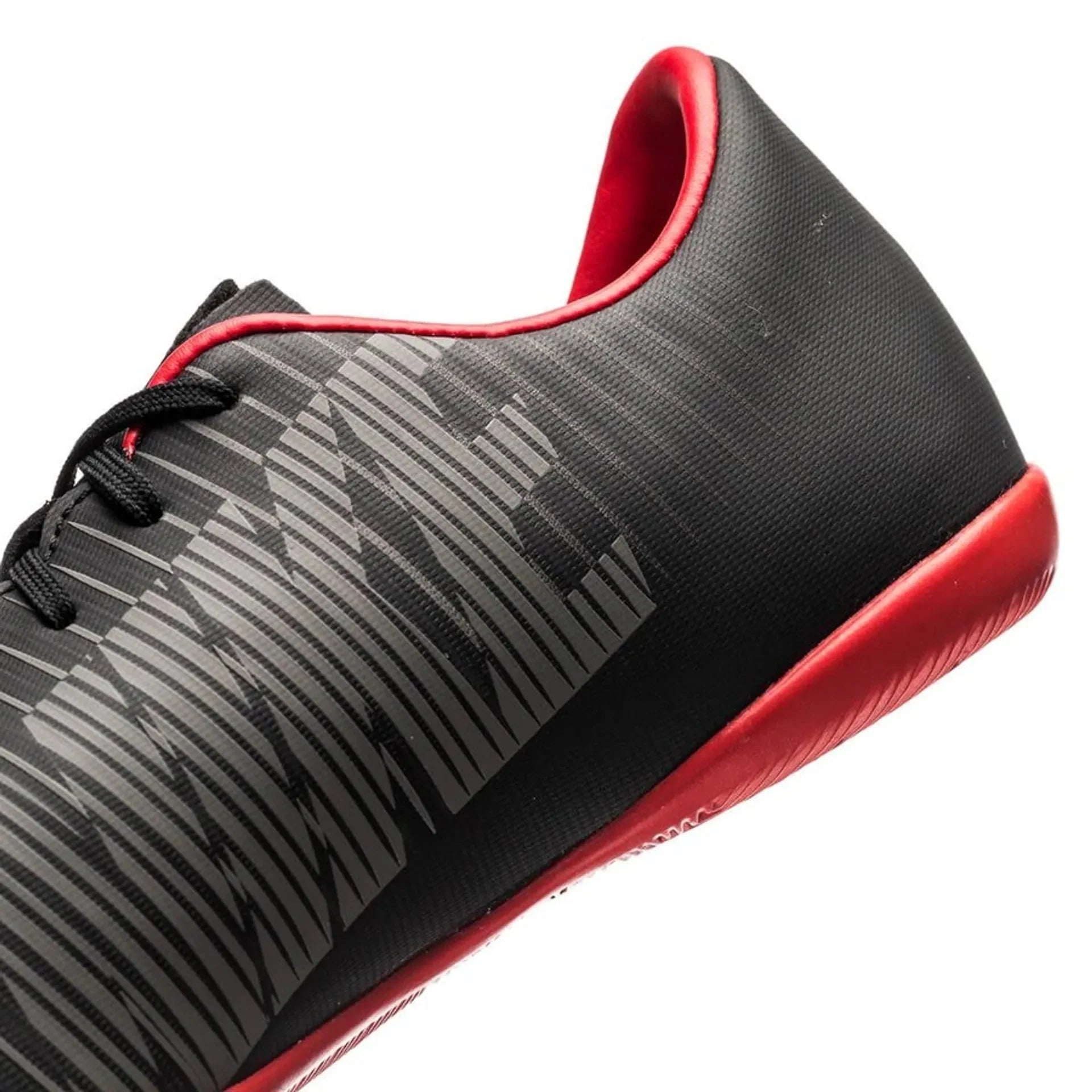 Nike Jr MercurialX Vapor XI IC Indoor Soccer Shoes Black White Grey Red