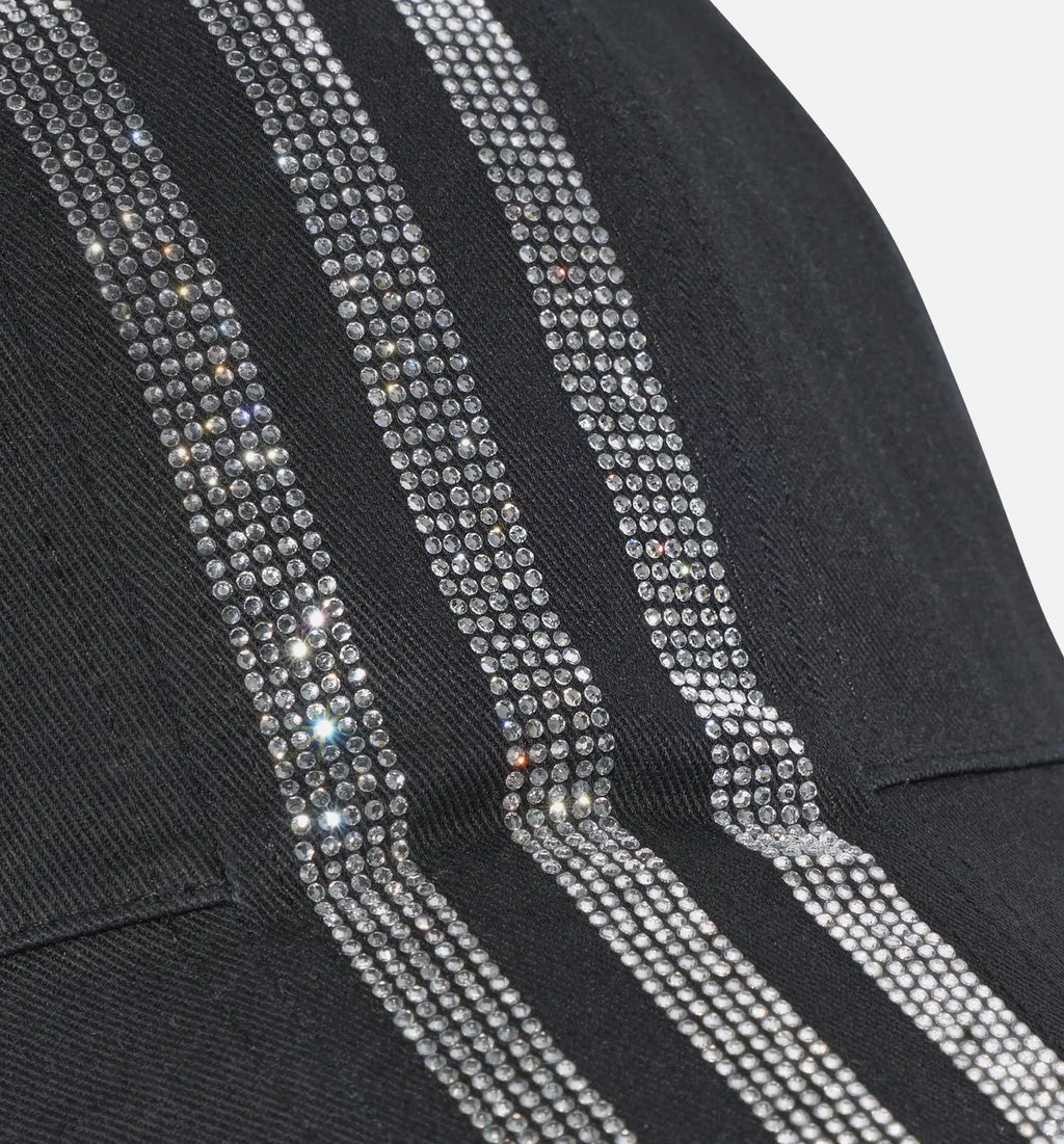 Sp5der Rhinestone Cap Mens Hat Black