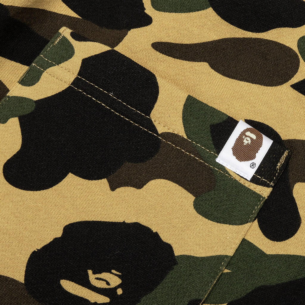 1st Camo Wide Fit Sweat Pants Yellow