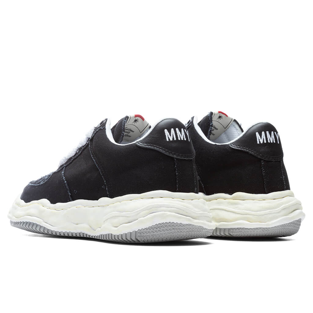 Wayne Low OG Sole Washed Canvas Sneaker Black