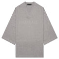 Football Tee Dark Heather Oatmeal