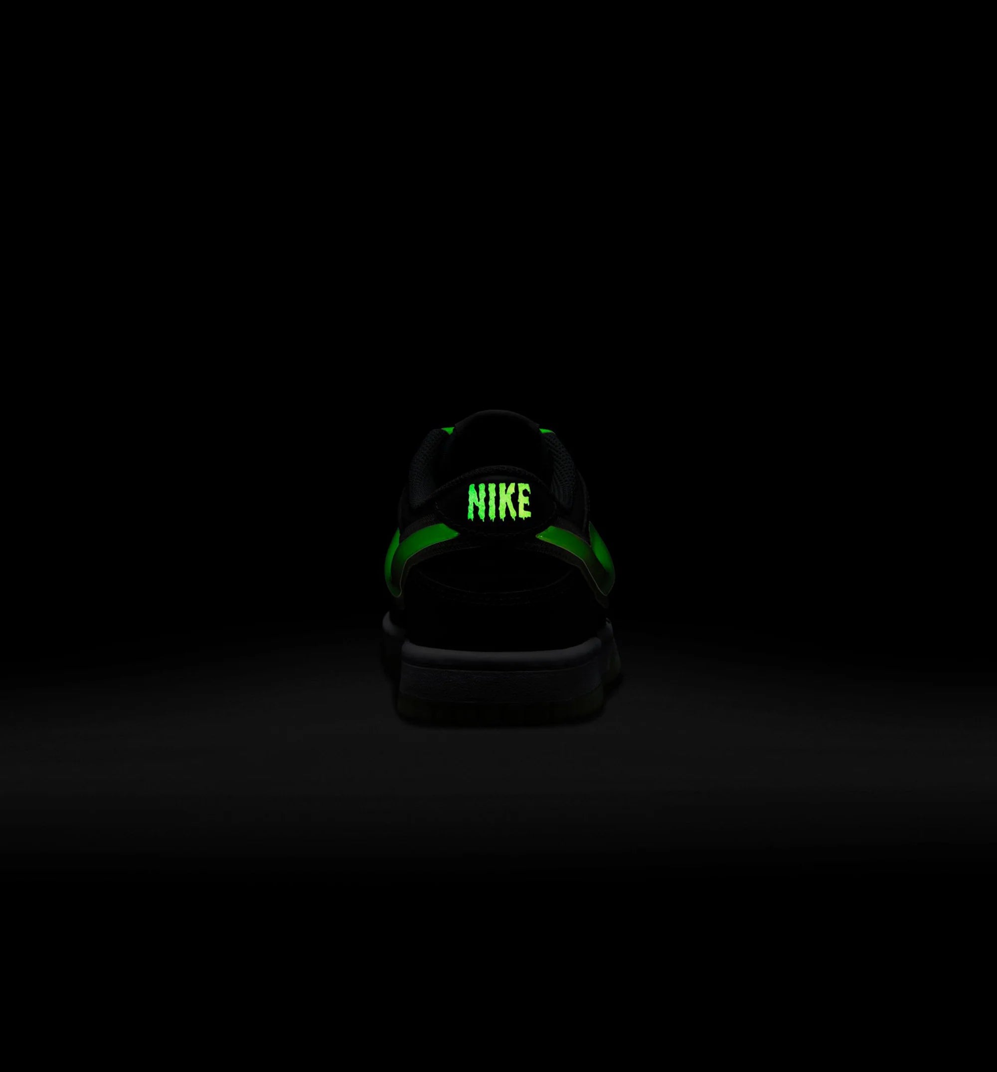 Dunk Low Glow In The Dark Grade School Lifestyle Shoe Iron Grey Lime Ice White Cool Grey