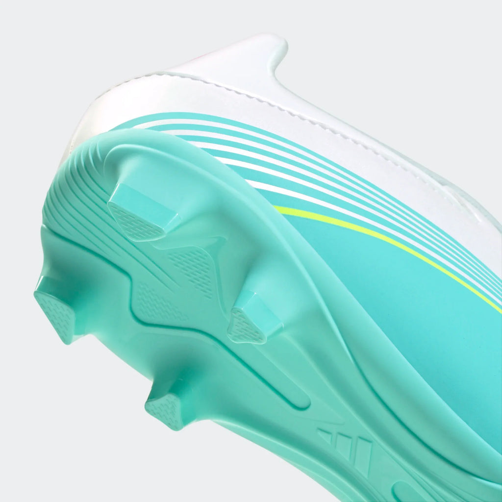 adidas F50 Messi Club FG MG Firm Ground Multi Ground Mens Soccer Cleats White Pink Aqua
