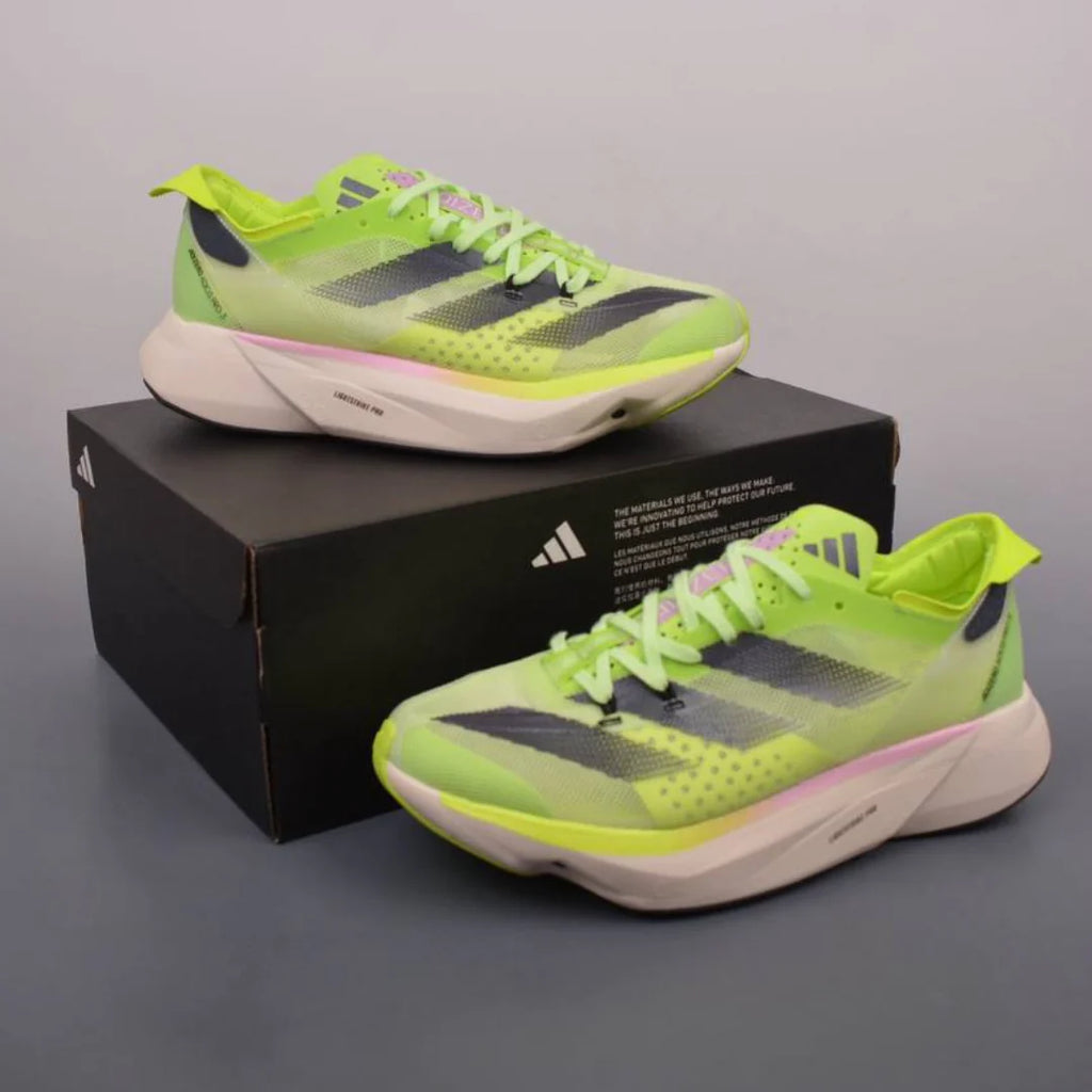 Adidas Adizero Adios Pro 3 Verde Neon Preto Lilás