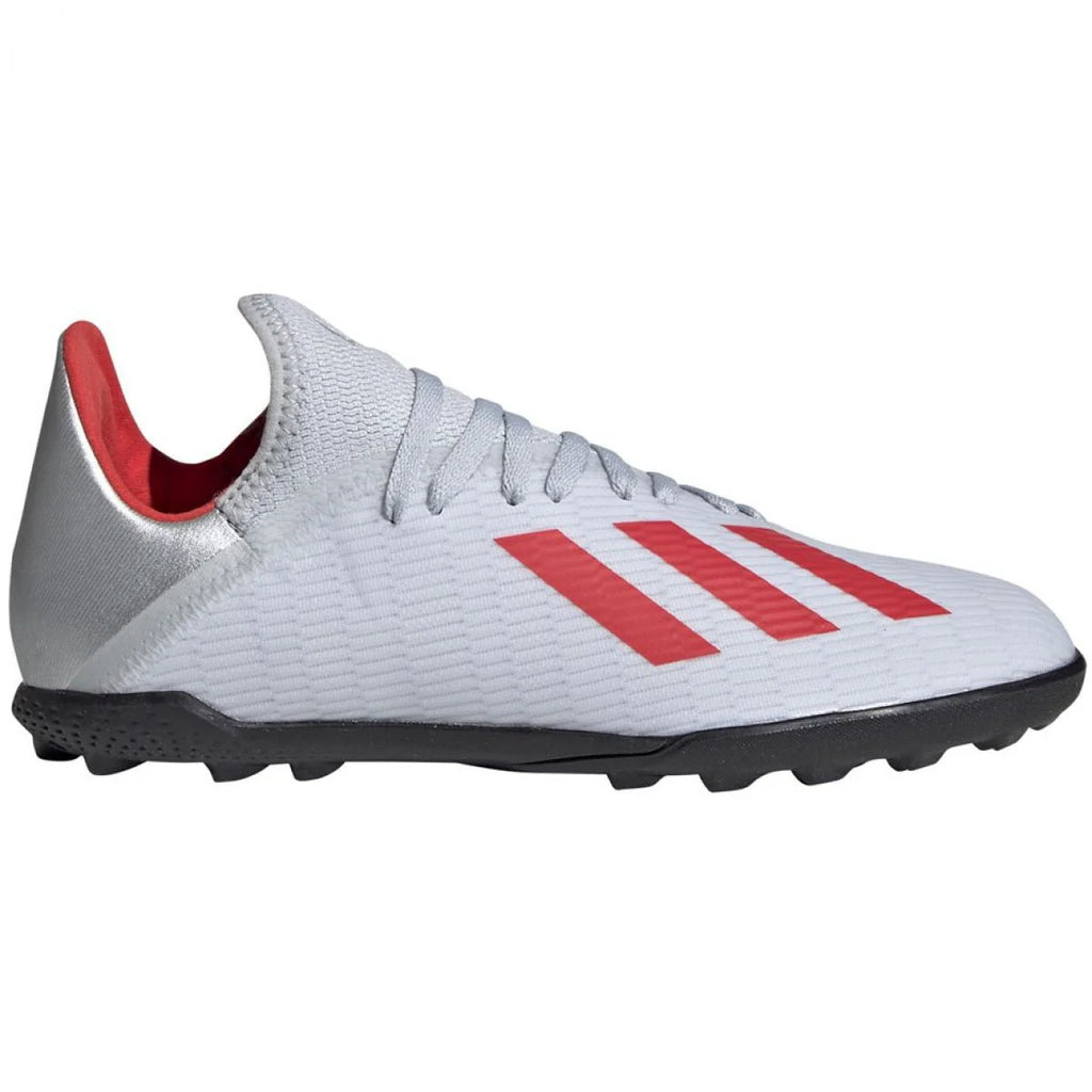 adidas Kids X Tango 193 TF J Silver Metallic High Risk Red