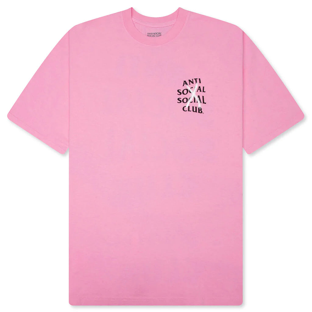 Cancelled Hand Painted Tee Pink