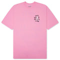 Cancelled Hand Painted Tee Pink