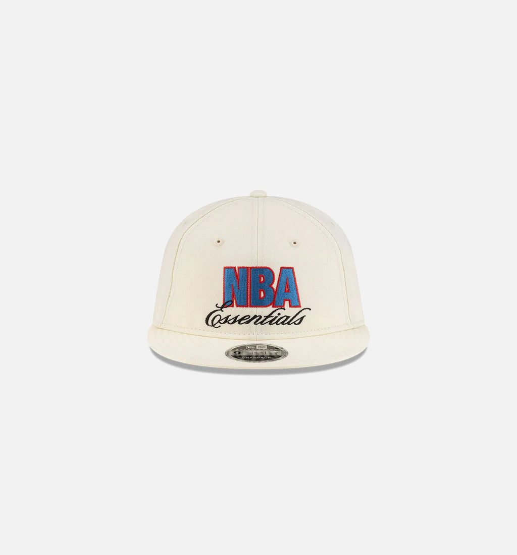 NBA 9Fifty RC Snapback Mens Hat Cream White