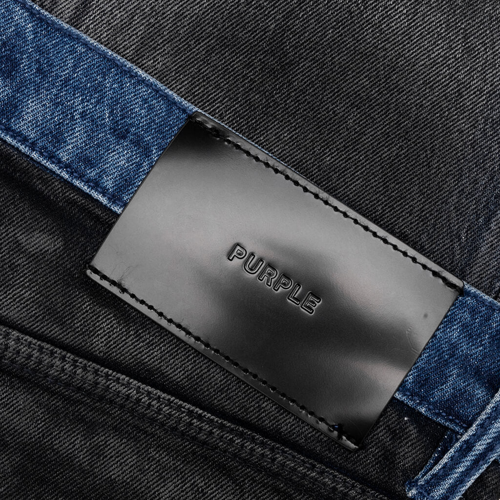 Skinny Coated Indigo Black