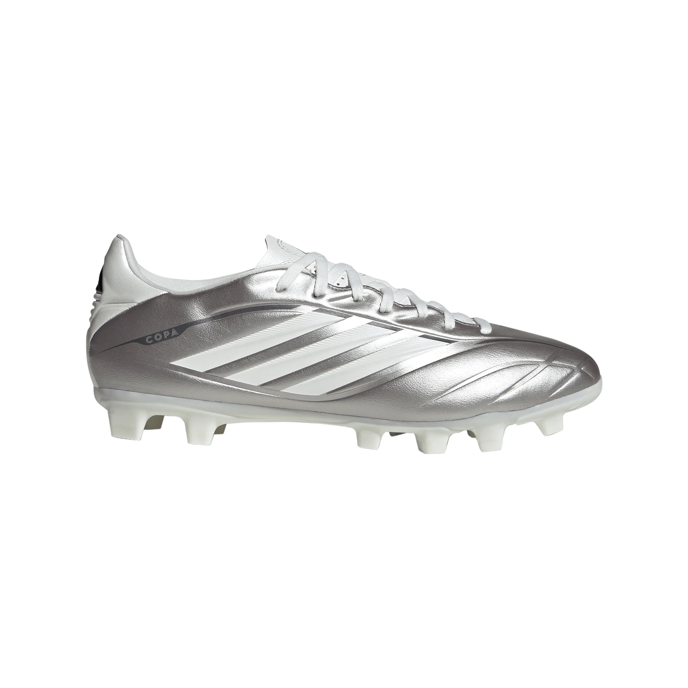 adidas Copa Pure IV Club FG MG Firm Ground Multi Ground Mens Soccer Cleats Metal Silver