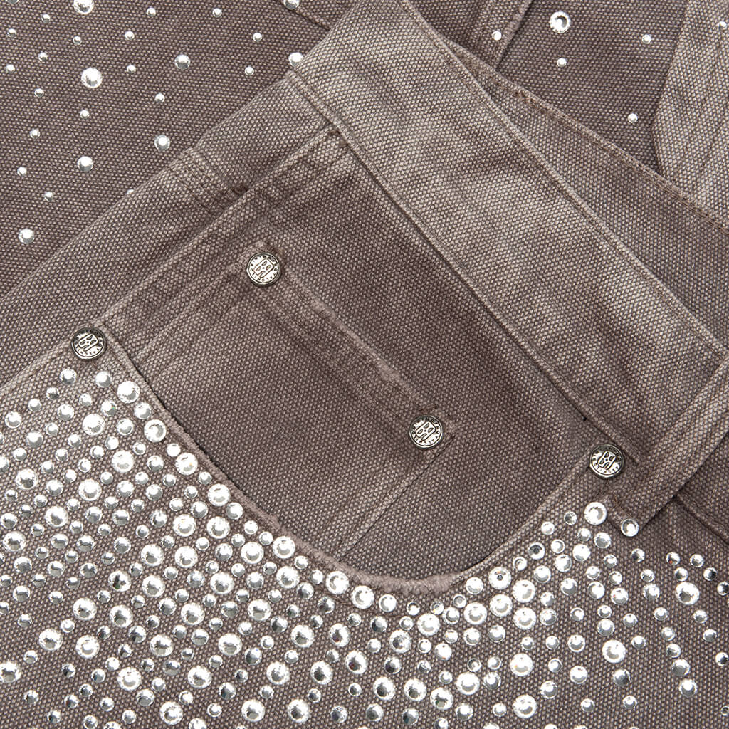 20K Diamond Jorts Brown