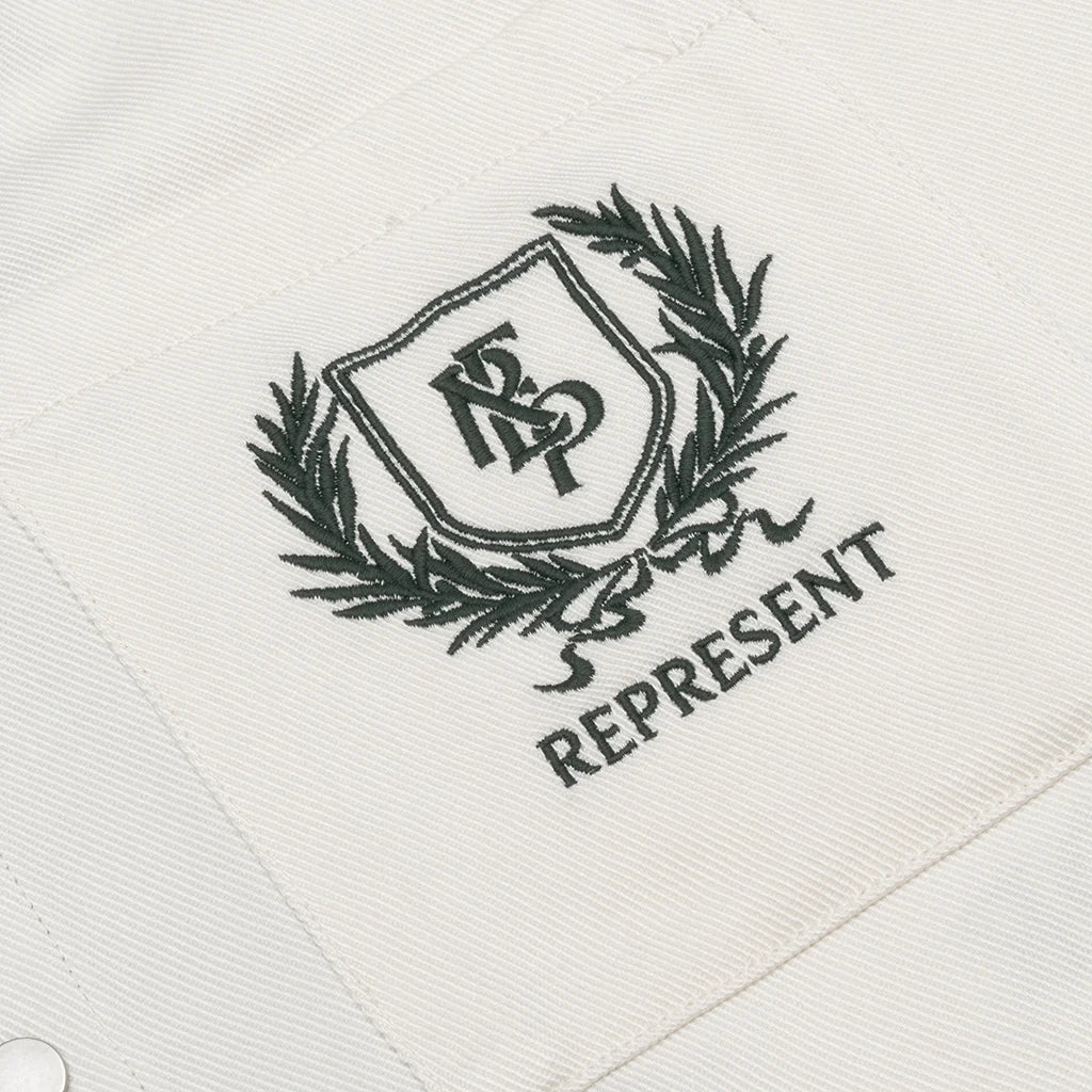 Represent Crest Shirt Antique White