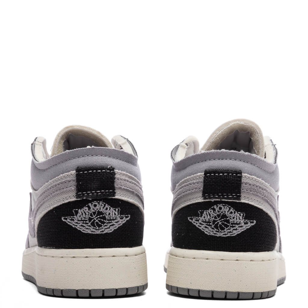 Air Jordan 1 Low SE GS Tech Grey Black Cement Grey