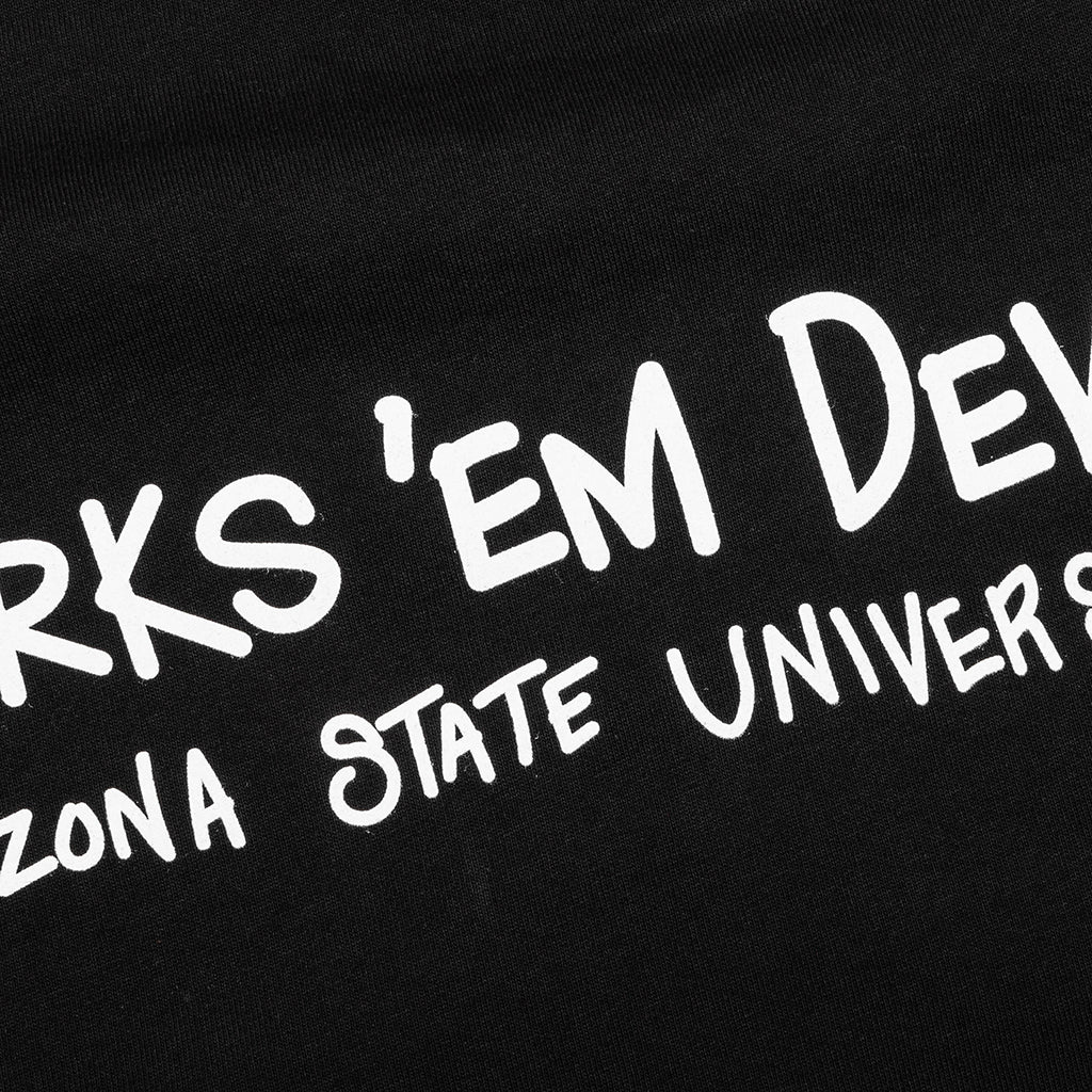 Feature x ASU Fork Em Devils Tee Black