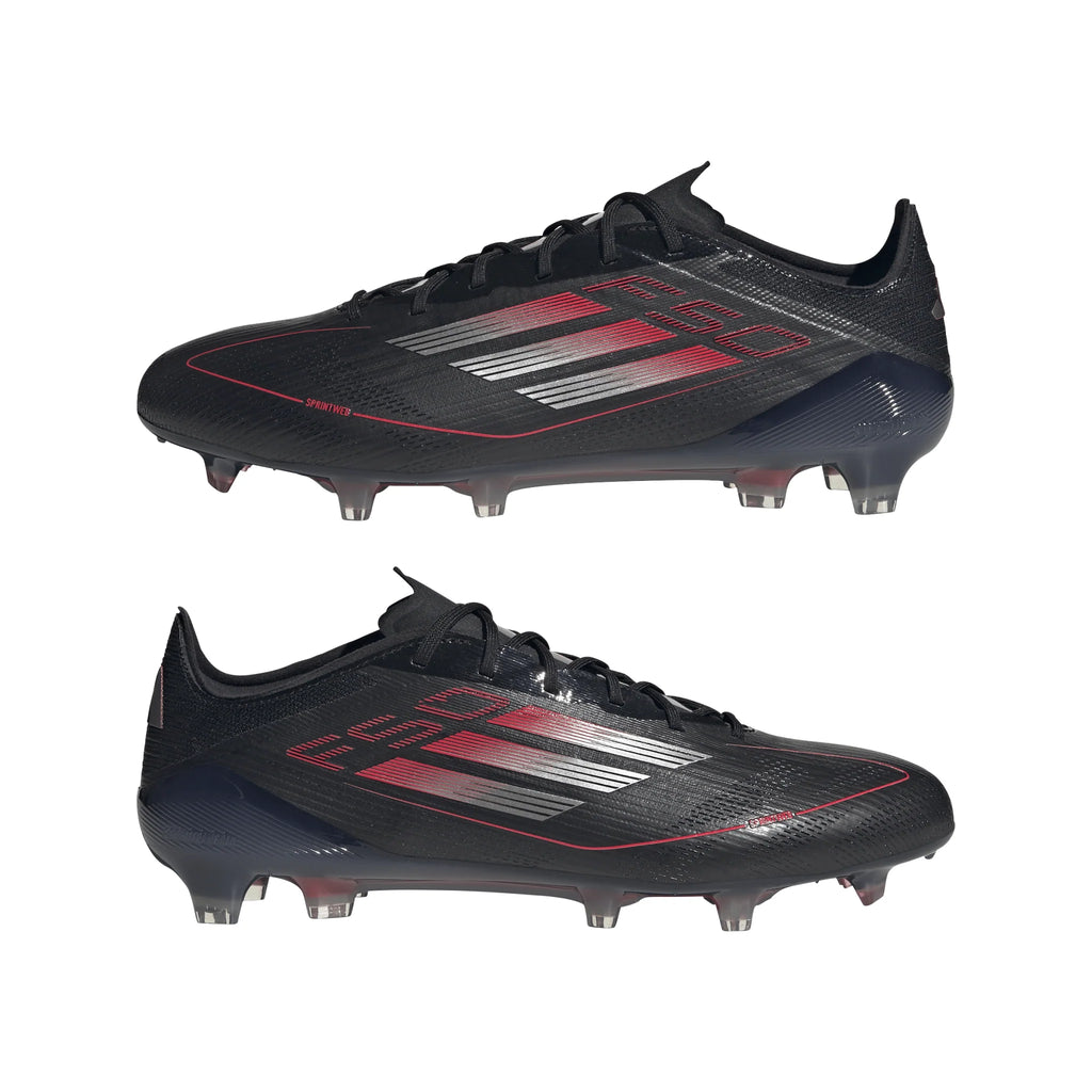 adidas F50 Elite Firm Ground Boots Black Red