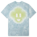 Tie Dye Smiley Oversized T Shirt Tie Dye Blue
