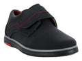 Zapatos Germany Nobuck Negro Rojo para Niño