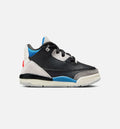 Air Jordan 3 Retro OG Rare Air Infant Toddler Lifestyle Shoe Black Chile Red Neutral Grey