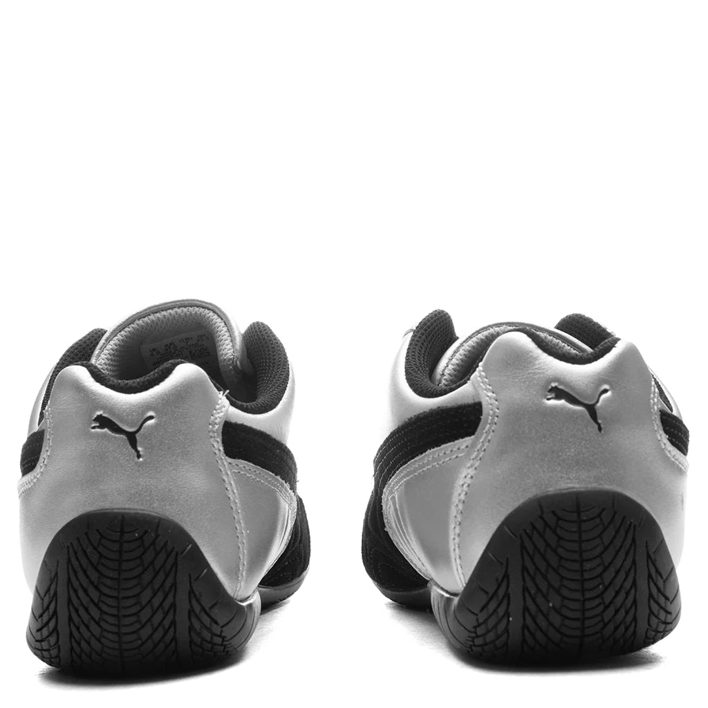 Womens Speedcat Metallic Silver Black