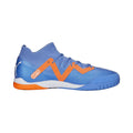 PUMA Future Match IT Indoor Soccer Shoes Blue Glimmer White Ultra Orange