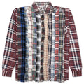 Ribbon Wide Flannel Shirt Assorted