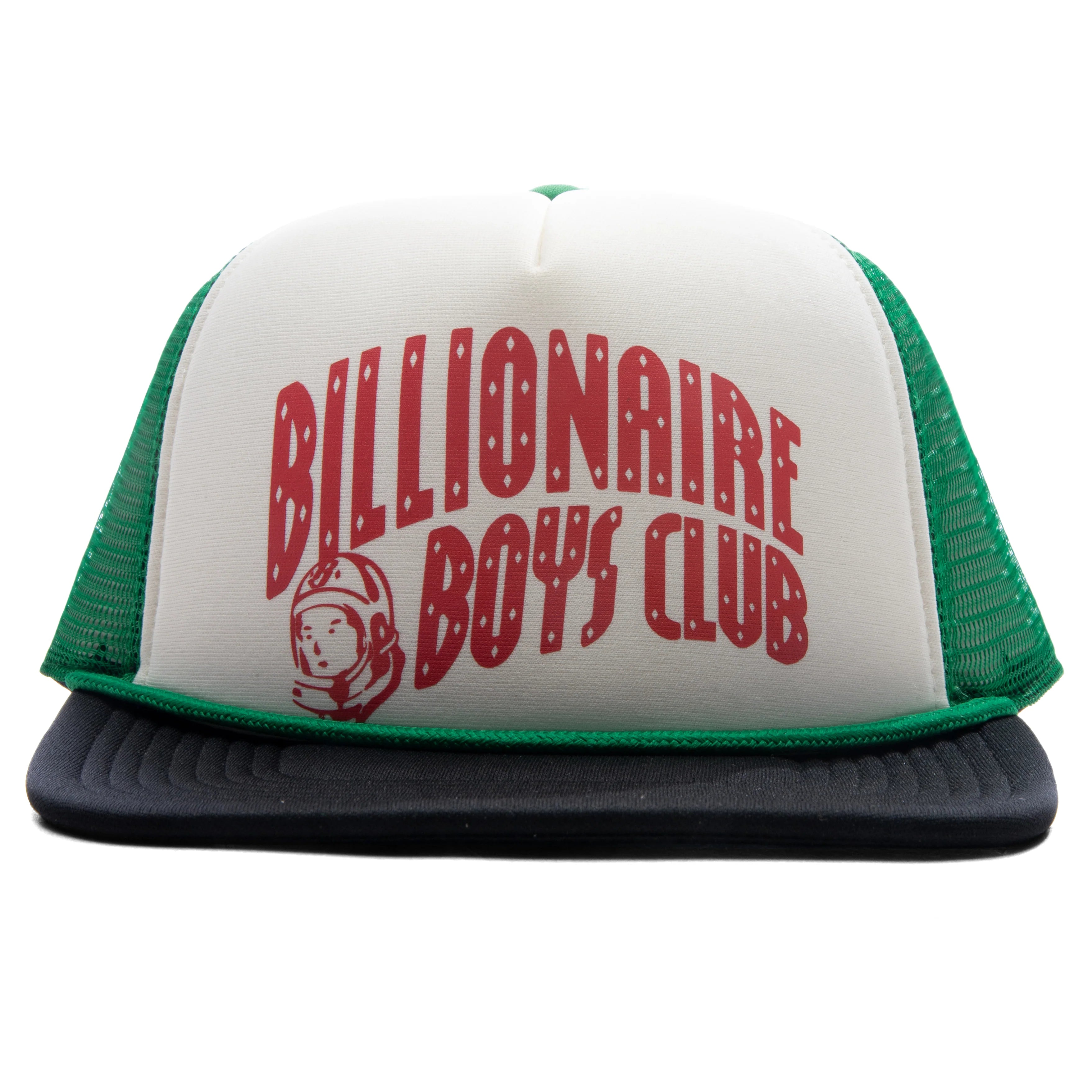 Curve Trucker Hat Black