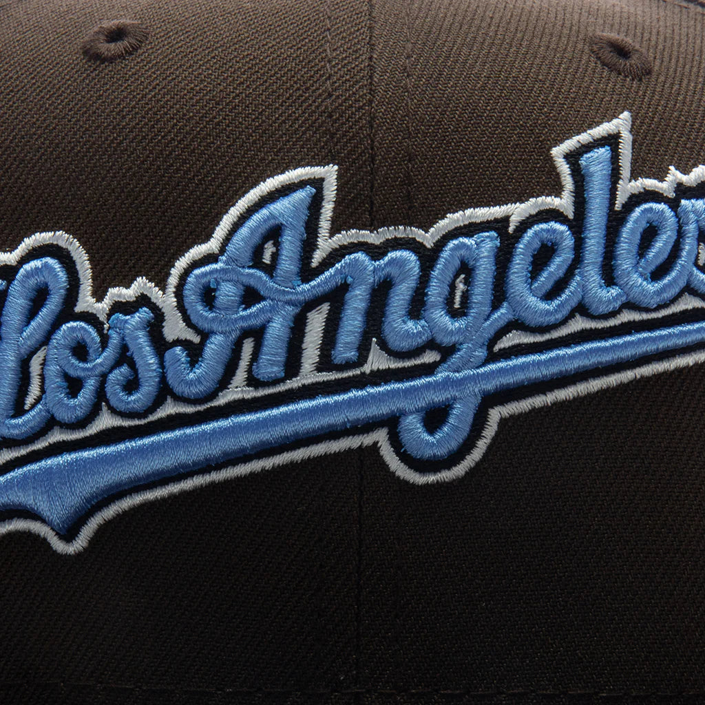 FEATURE x New Era 59FIFTY Fitted LA Dodgers Cooperstown Walnut Blue