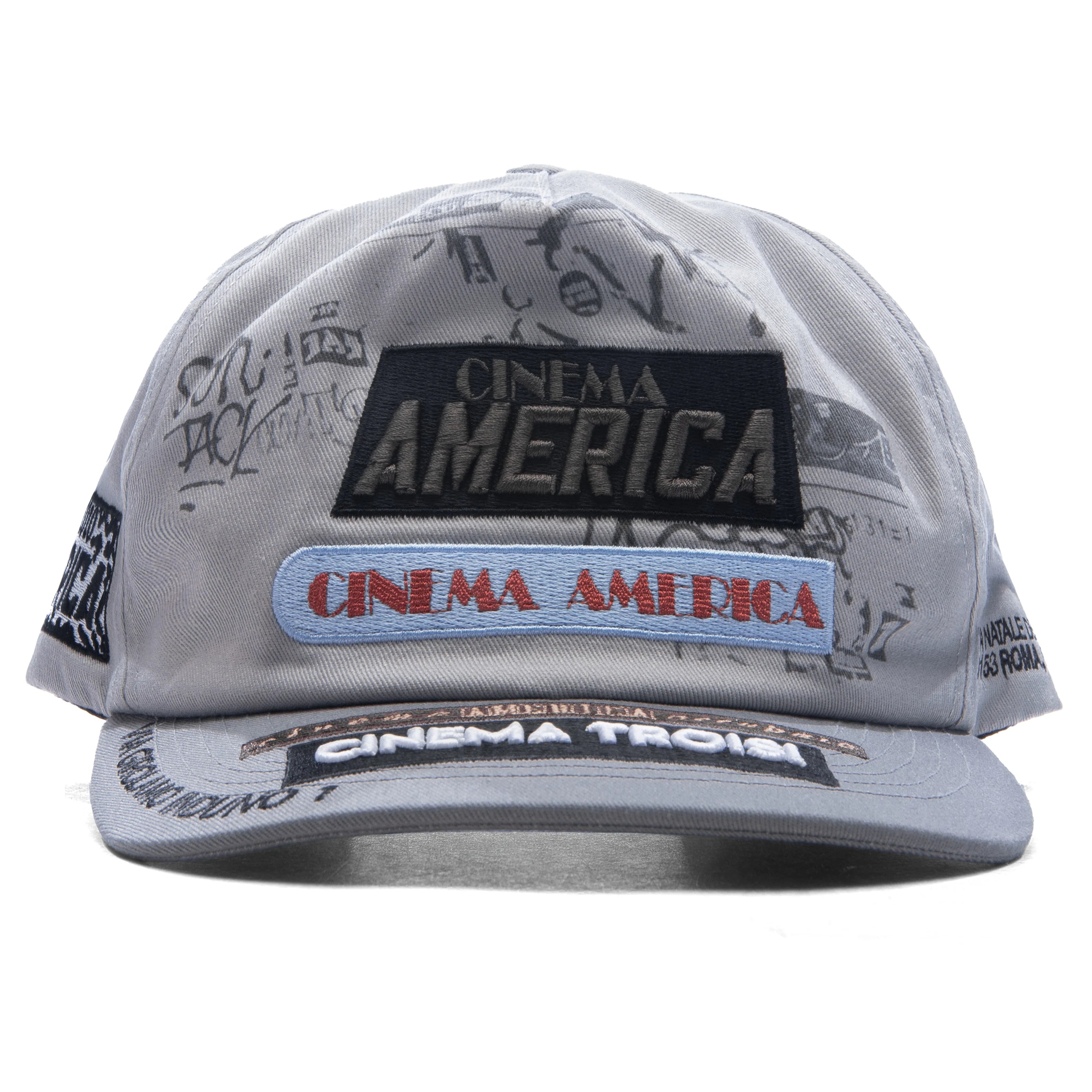 Cinema Troisi 5 Panel Hat Light Gray