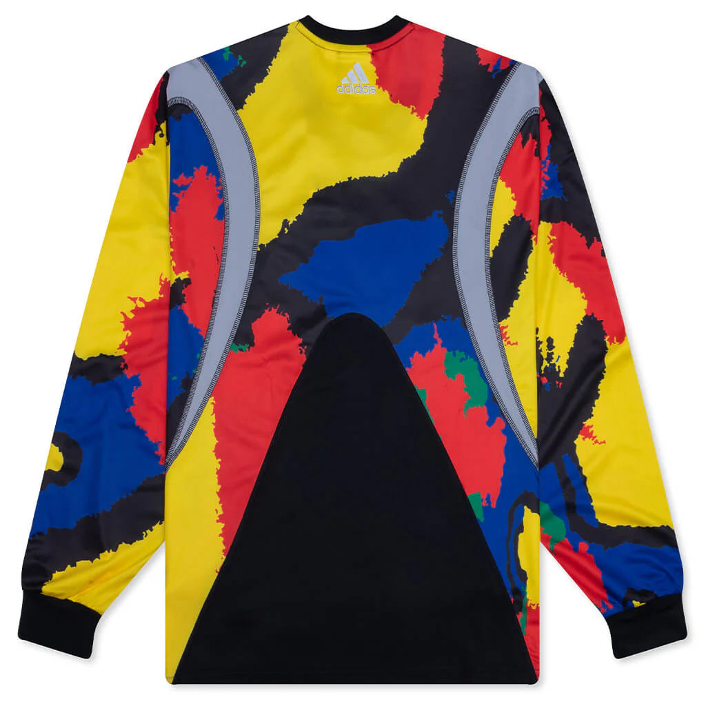 adidas Originals x Brain Dead L S Jersey Black Eqt Yellow
