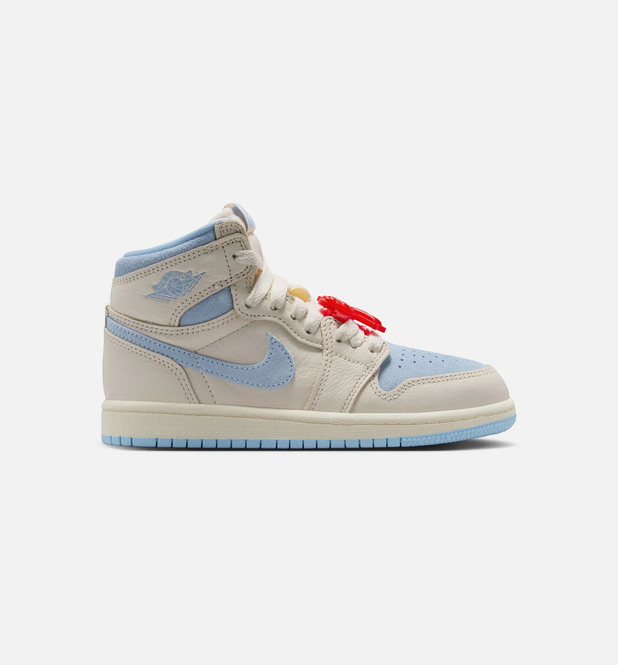 Air Jordan 1 Retro High OG Psychic Blue Preschool Lifestyle Shoe Pale Ivory Psychic Blue Coconut Milk