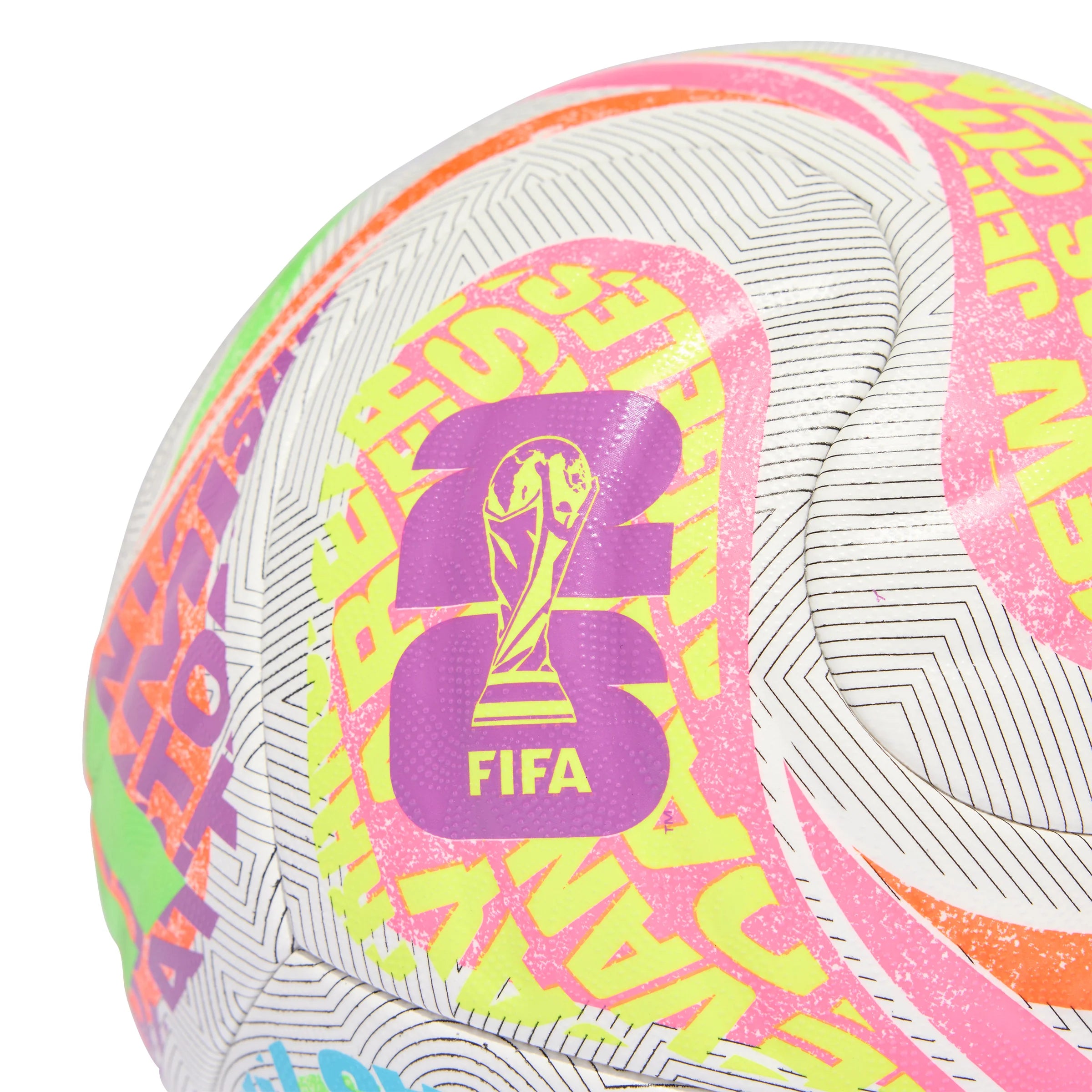 adidas FIFA World Cup 26 Trionda Competition City Soccer Ball White Cyan Orange