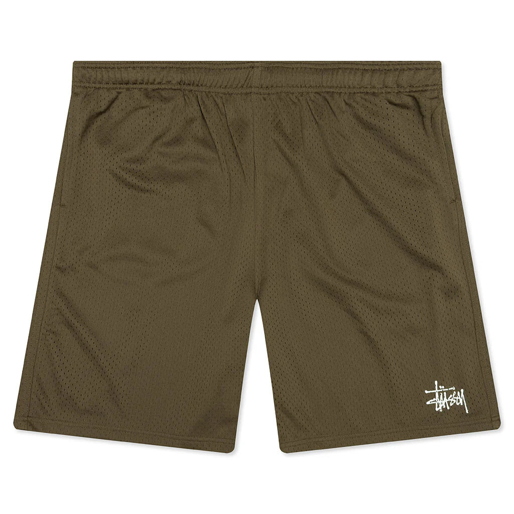 Mesh Basic Shorts Olive