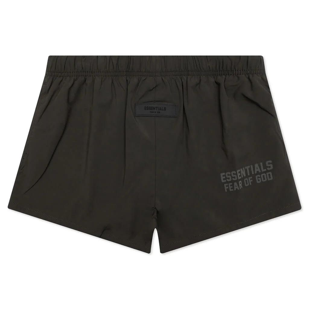 Kids Running Short Off Black
