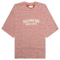 Stripe Box Tee Brick