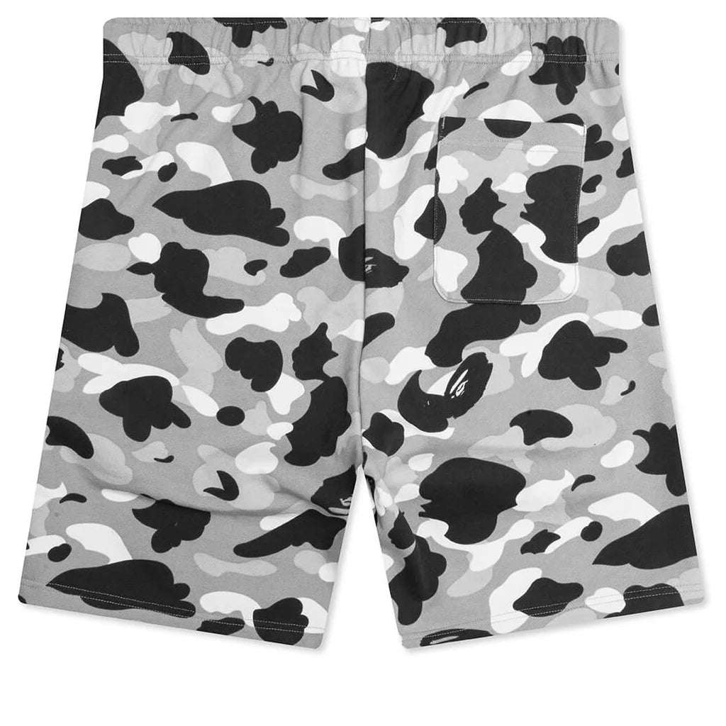1ST Camo Shark Regular Fit Sweat Shorts Gray