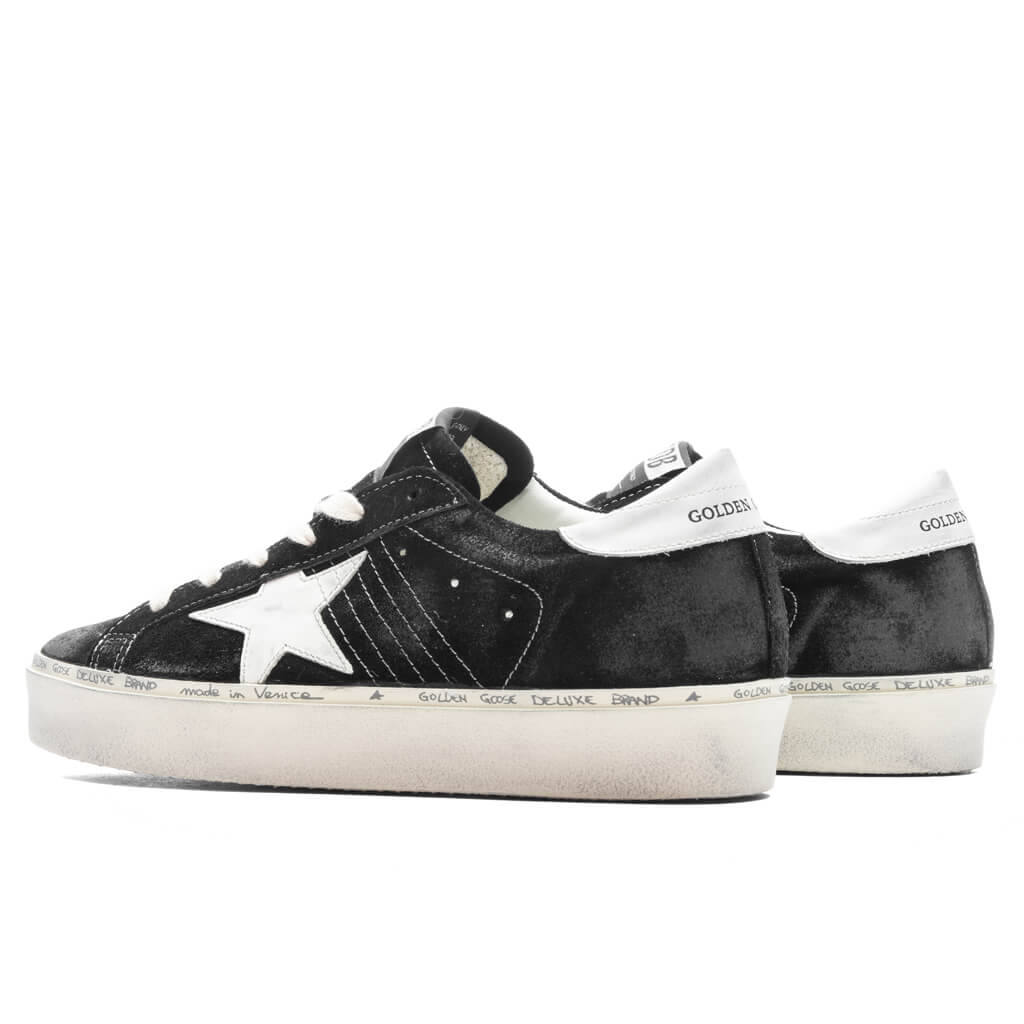 Womens Leather Suede Hi Star Black Milky