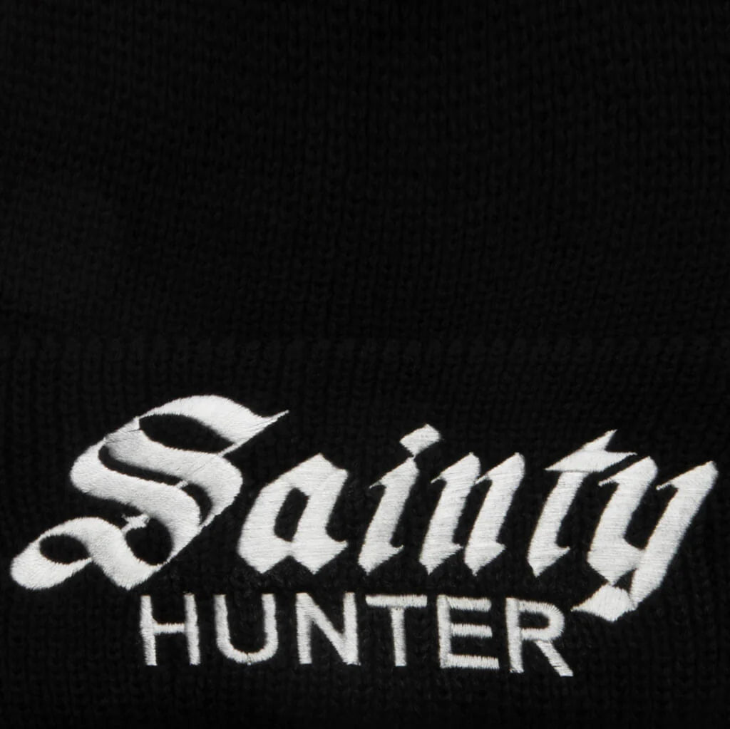 Saint M6 x Bounty Hunter Sainty Hunter Knit Beanie Black