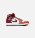Air Jordan 1 Retro Mid Sky J Orange Womens Lifestyle Shoe Dusty Peach White