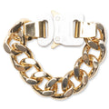 Bracelet with Buckle Gold Shiny
