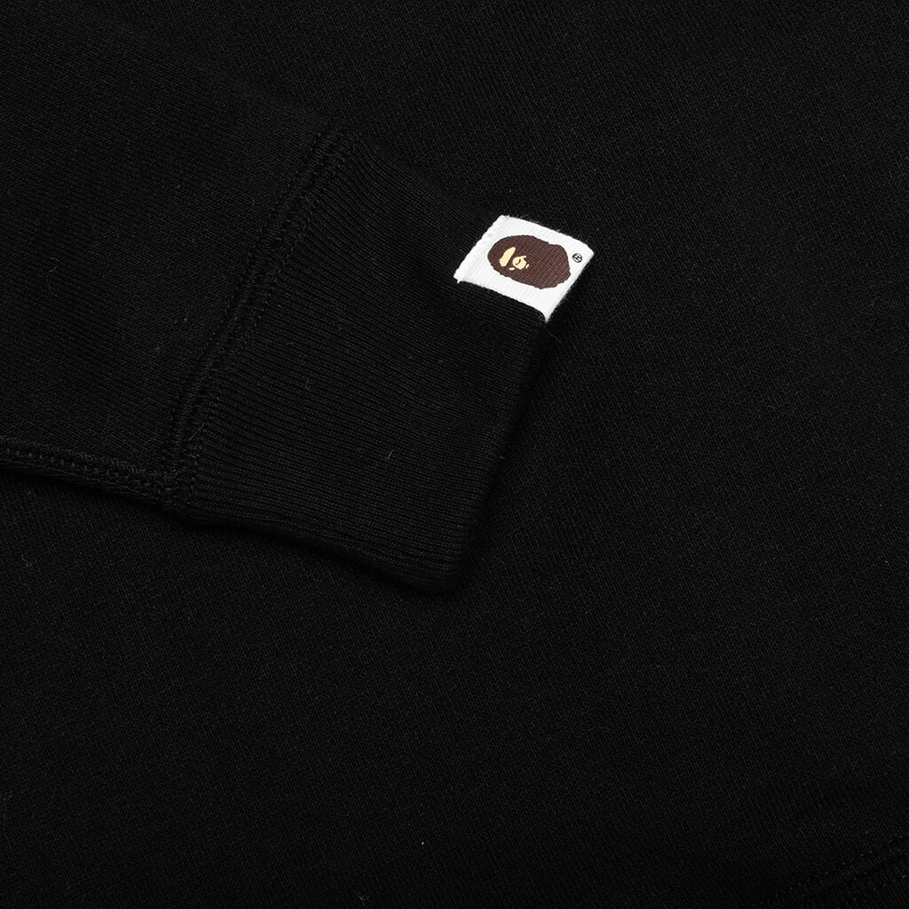 Kids Milo Shark Zip Double Hoodie Black