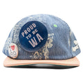 Teresa Reconstructed Denim Hat Indigo