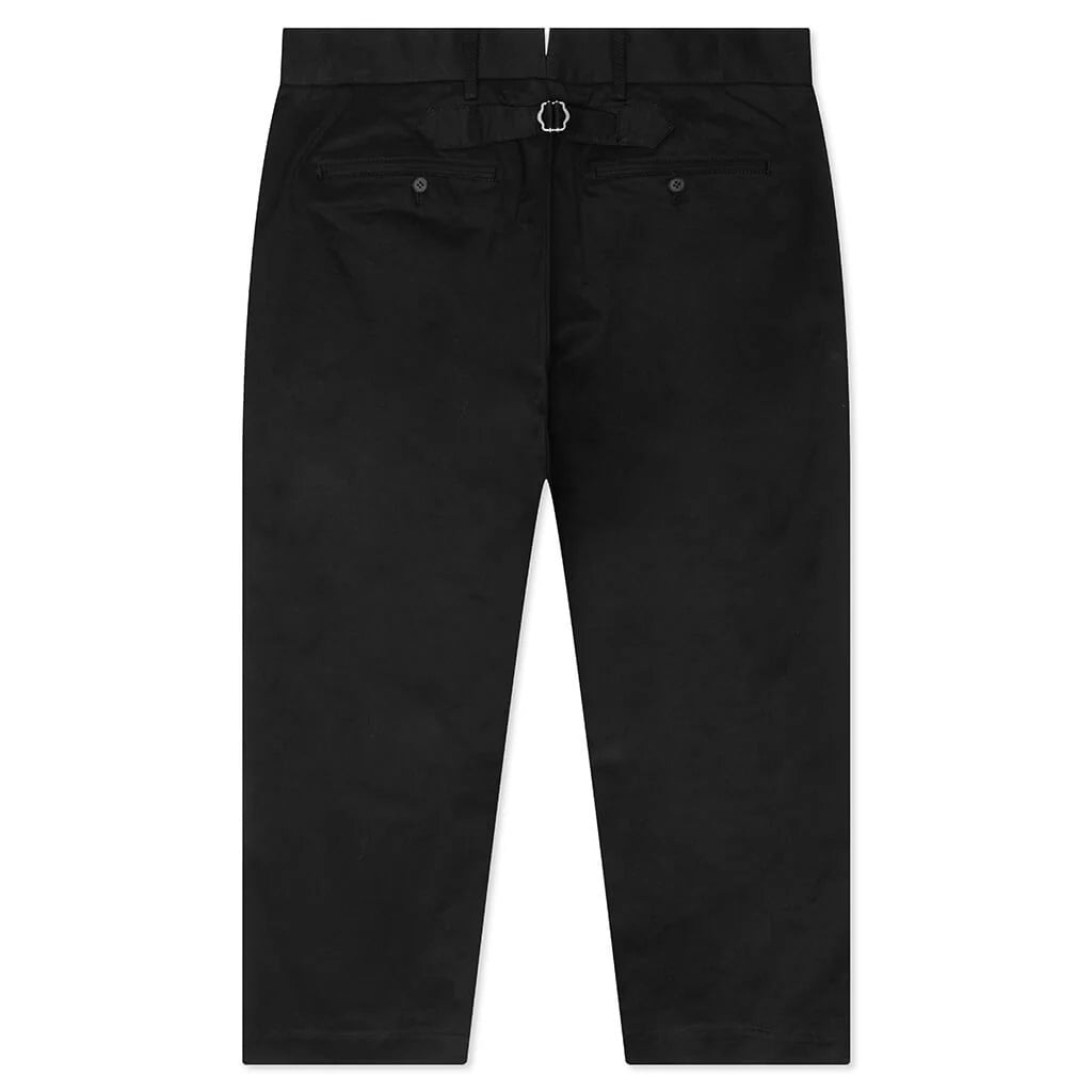 Cotton Chino Pants Black