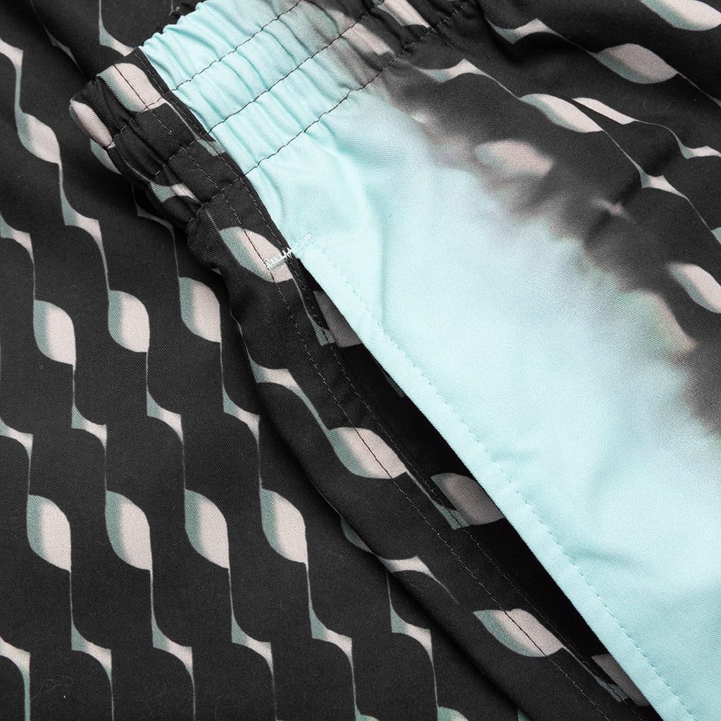 Printed Swim Shorts Brown