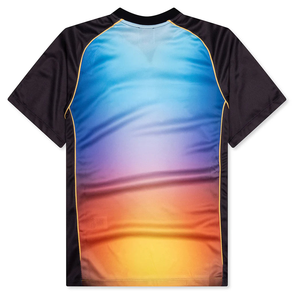 Printed Football Top Gradient