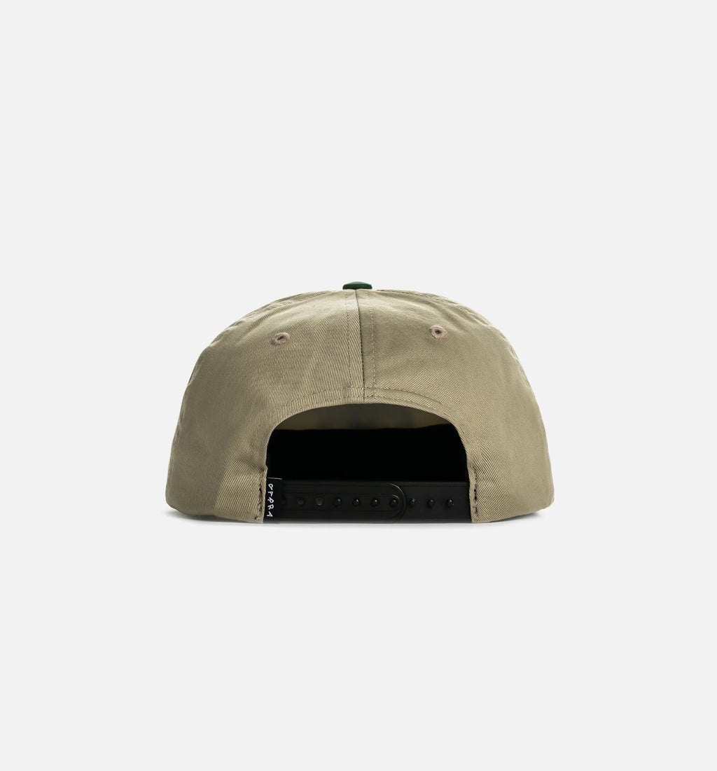 Bicycle Logo 6 Panel Mens Hat Green